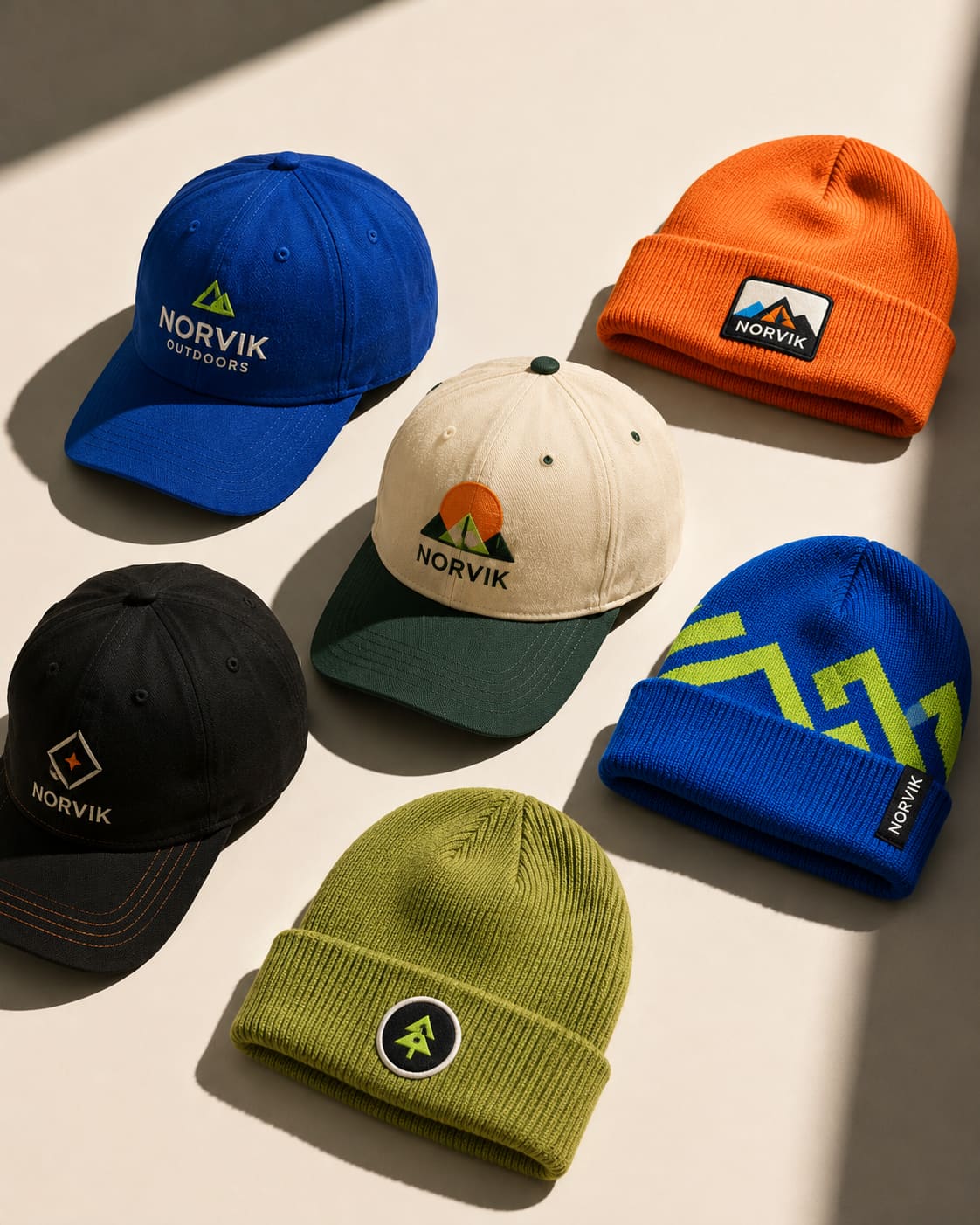 Custom caps and headwear