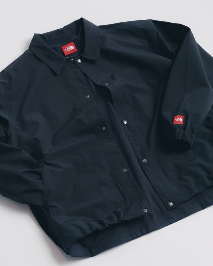 Dark navy jacket with understated details