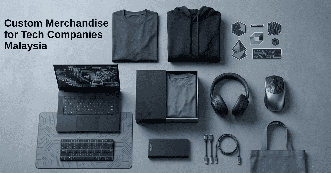 custom merchandise for tech