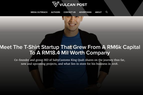 The Tshirt Startup That Grew From RM 6k Capital to RM 18.4 Mil Worth Company