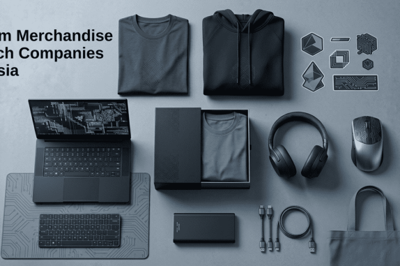 custom merchandise for tech